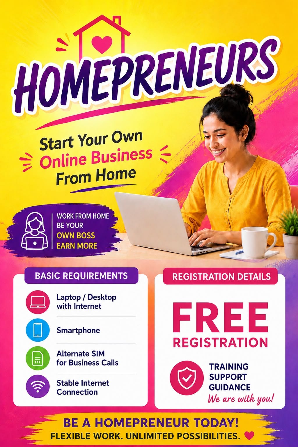 HOMEPRENEURS - FREE TRAINING